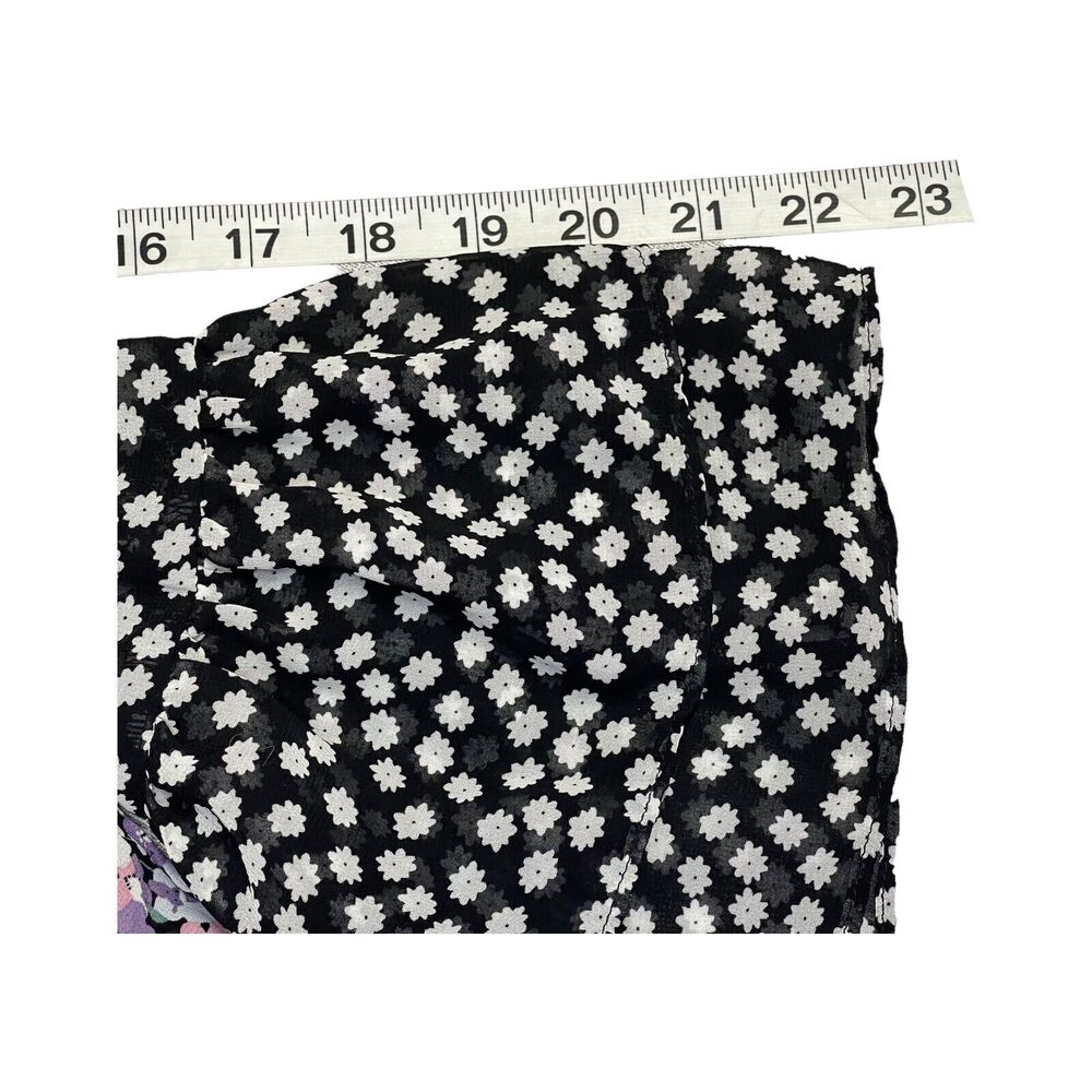 Kidpik Blouse Top Girls XL Multicolor Floral Crew Neck Flared Sleeve Classic Fit - Picture 6 of 6